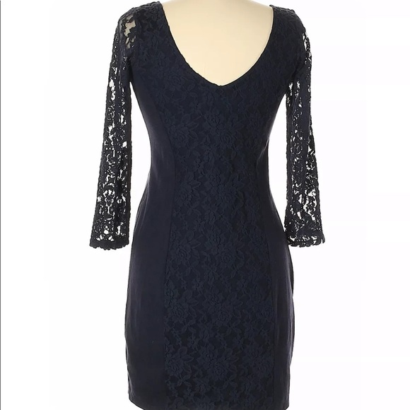 Abercrombie navy cocktail dress - Picture 2 of 2